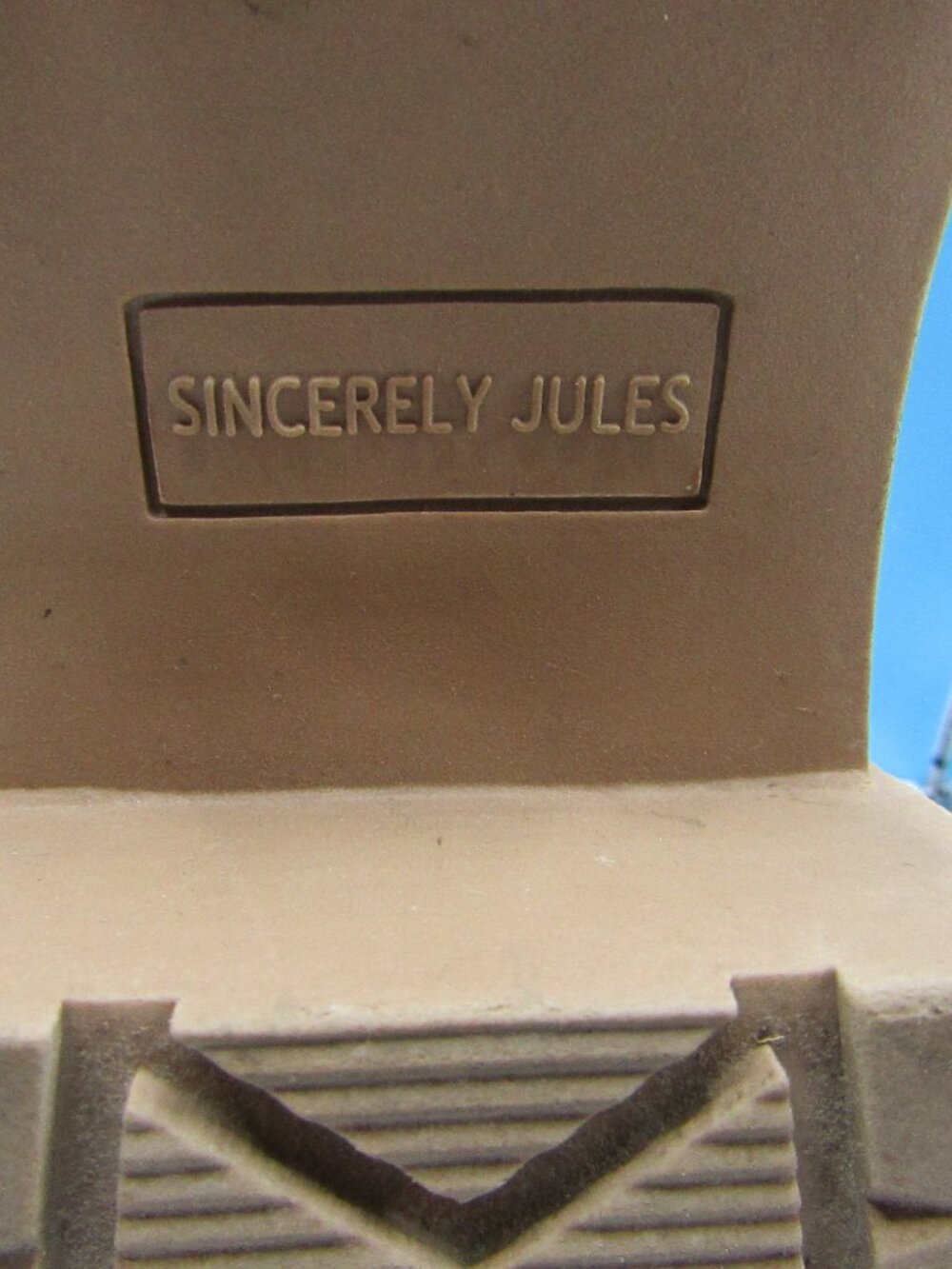 Women's | Sincerely Jules | Tan Faux Suede | 7.5 | Boots - Picture 7 of 7